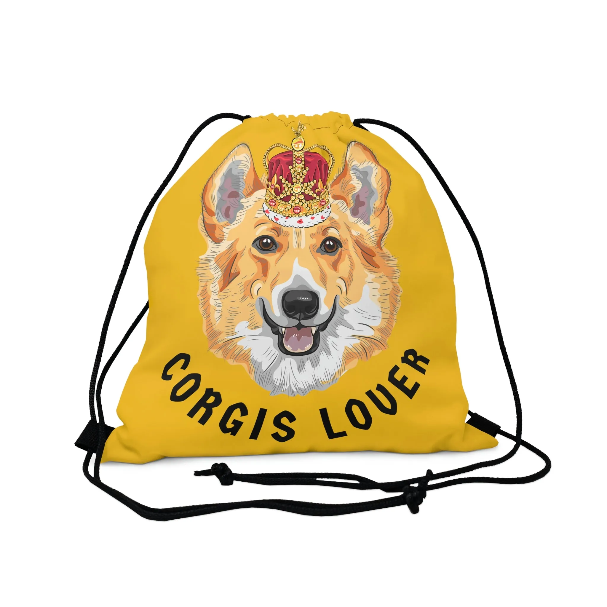 I love my Corgis Dog POD Outdoor Drawstring Bag