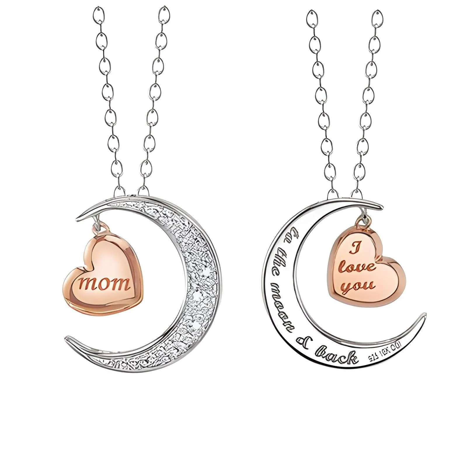 I Love You To The Moon and Back Pendant