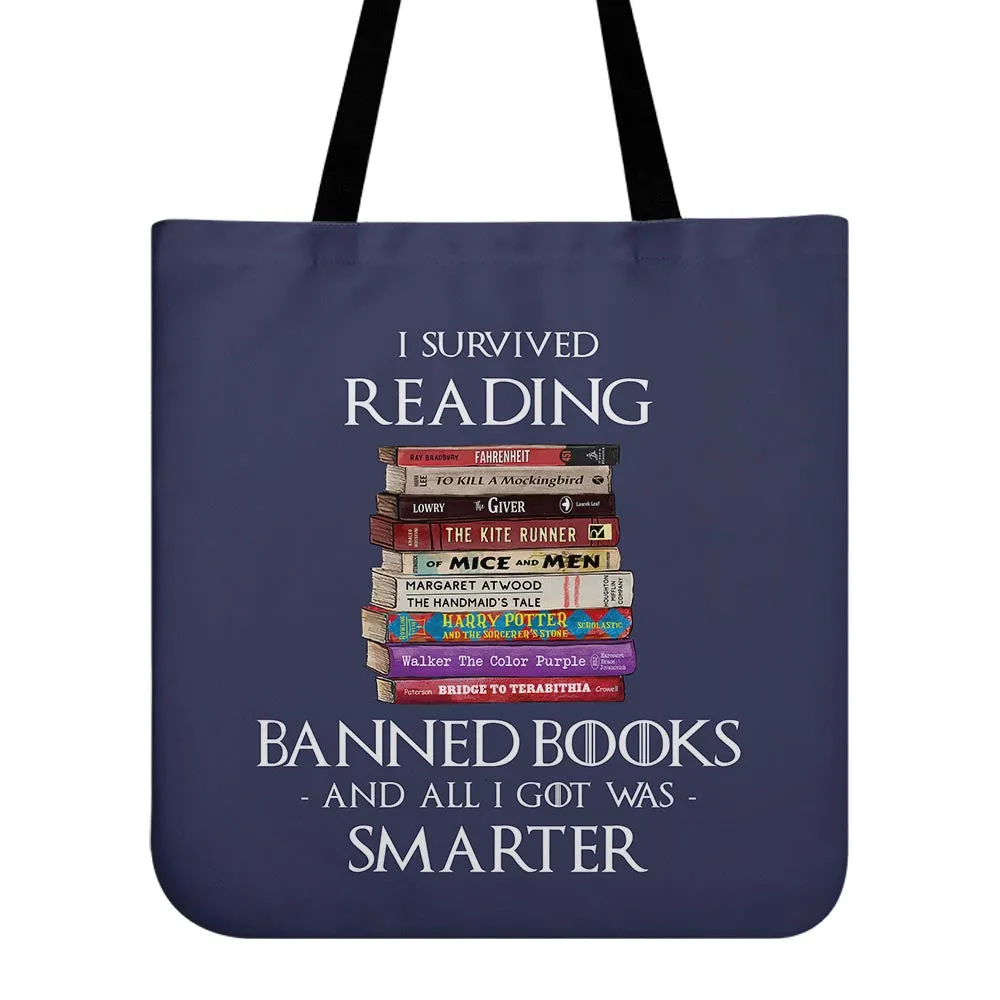 I Survived Reading Banned Books And All I Got Was Smarter Book Lovers Gift TBF194