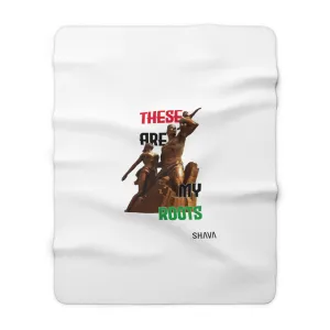 IAC  Home & Livings- Blankets / Sherpa Fleece Blanket / These are My Roots