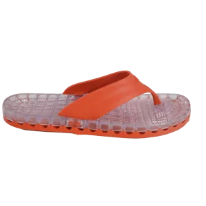 Ibiza - Clear Thong Sandal - Red