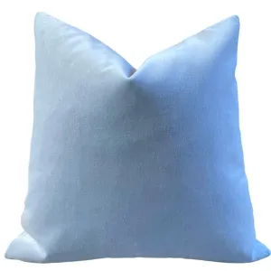 Ice Blue Vintage Velvet Pillow Cover / Light Blue Velvet Pillow Cover available in 10 Sizes