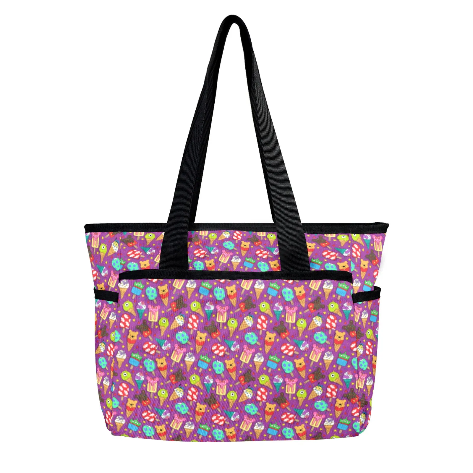 Ice Cream Large Capacity Insulated Tote Bag