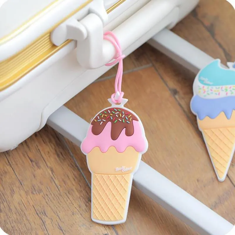 Ice Cream Luggage Tag