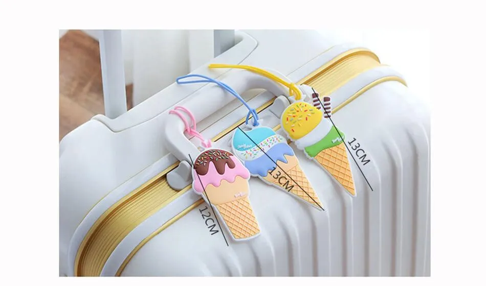 Ice Cream Luggage Tag