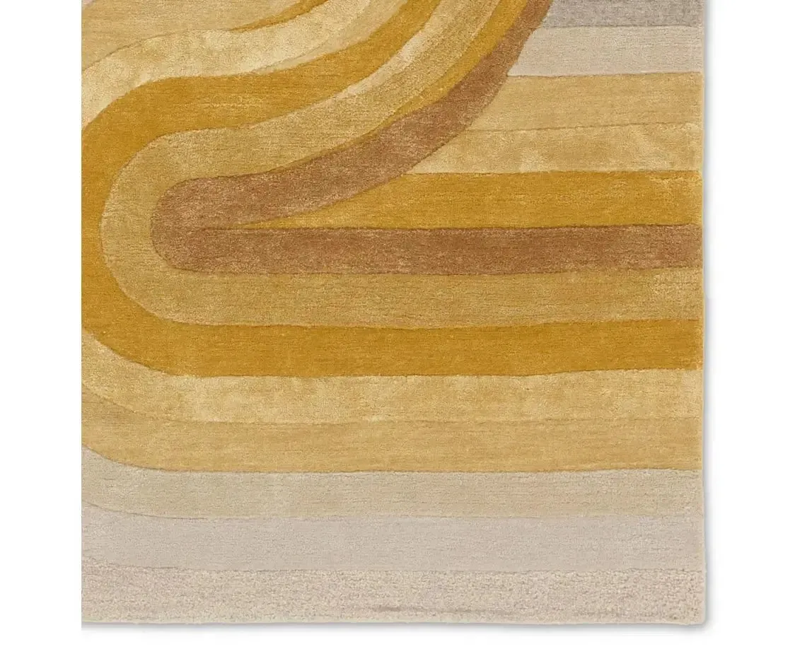 Iconic ICO13 Cream/Yellow Rug