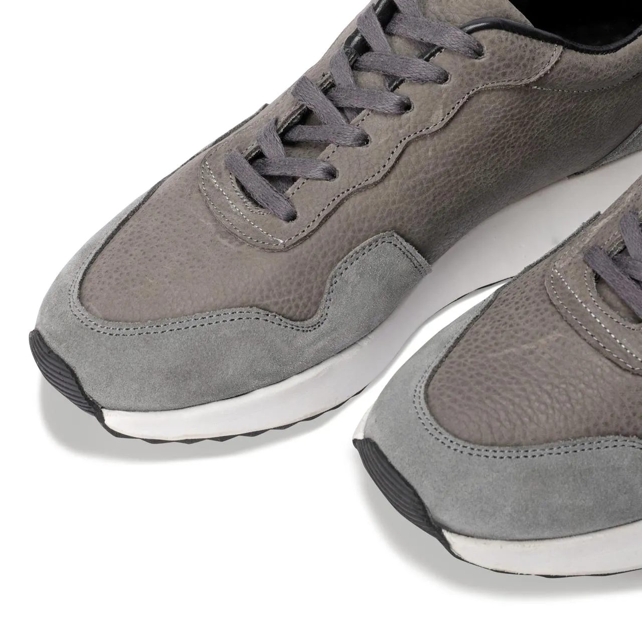 Iconic Mid-Top Sneakers - Gray