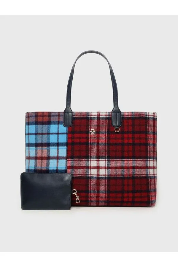 ICONIC TOMMY TOTE CHECK C