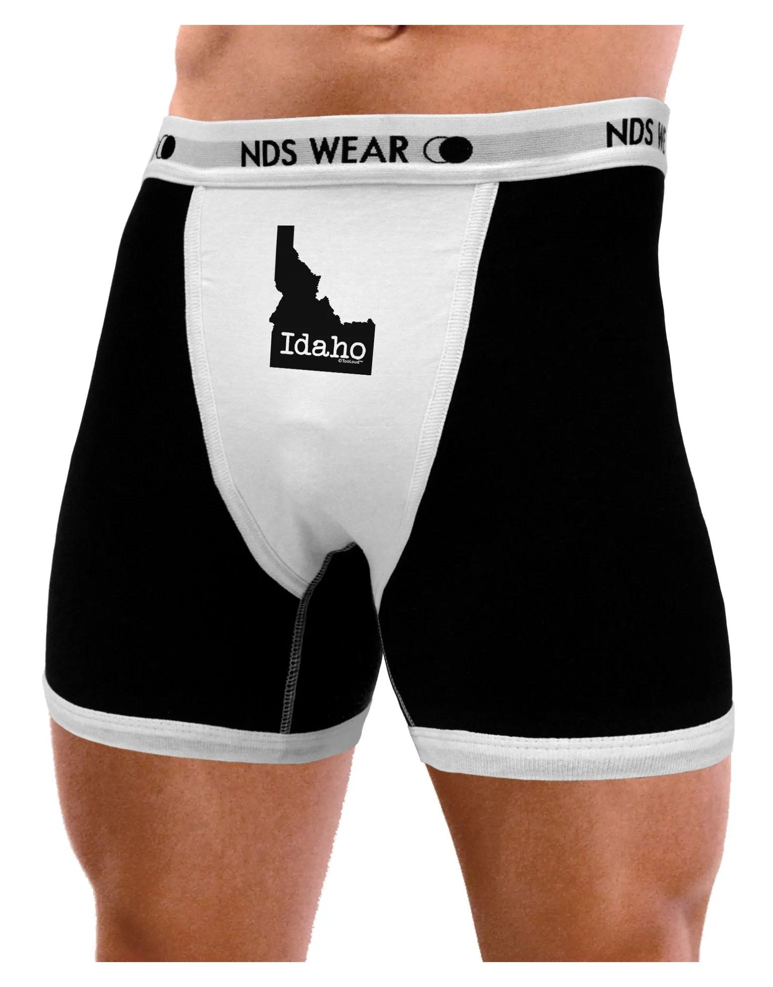 Idaho - United States Shape Mens Boxer Brief Underwear by TooLoud