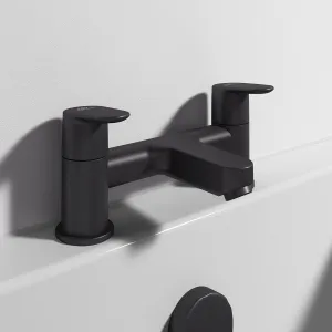 Ideal Standard Cerafine O Dual Control Bath Filler in Silk Black - BC707XG