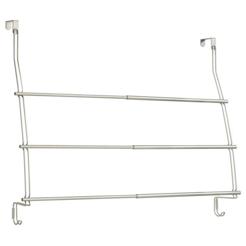 iDesign Neo 3 Rail Expandable Over Door Towel Rack