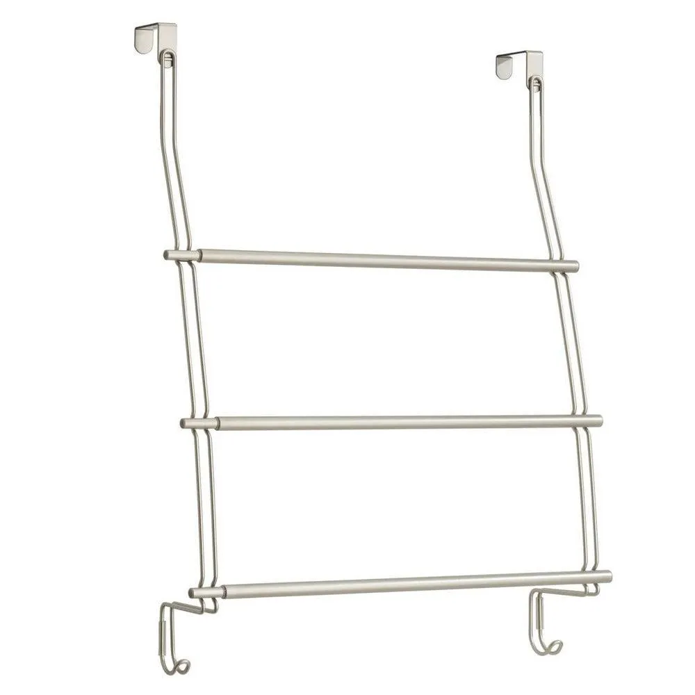 iDesign Neo 3 Rail Expandable Over Door Towel Rack