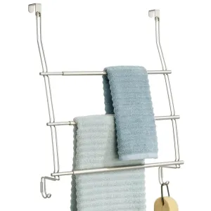 iDesign Neo 3 Rail Expandable Over Door Towel Rack