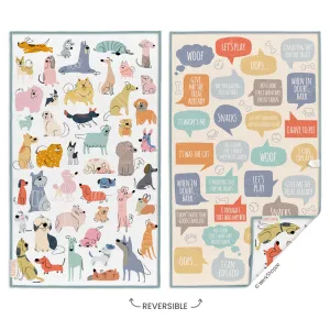 If Dogs Could Talk Reversible Microfiber Towel