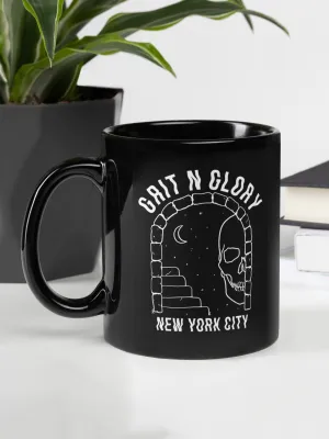 If Lost Black Ceramic Mug