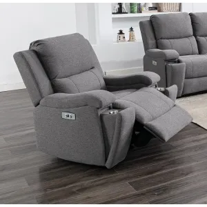 IFDC Fauteuil inclinable motorisé en tissu IF 8030 - C