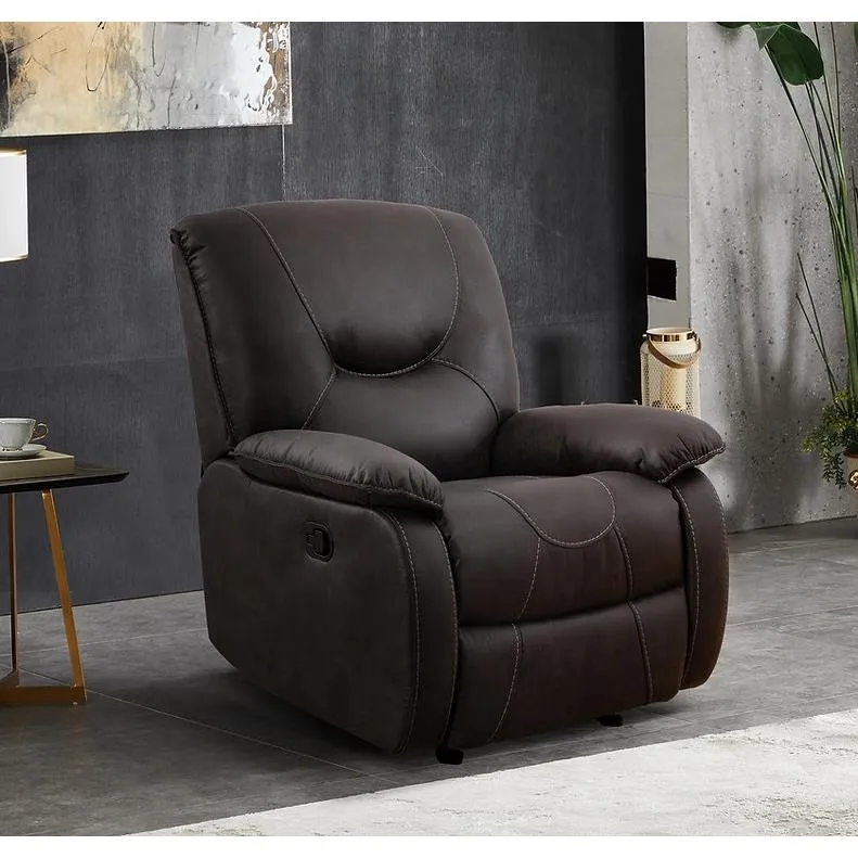 IFDC Fauteuil inclinable oscillant berçant en tissu avec inclinaison à proximité du mur IF-6350