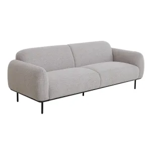 Igor 3 Seater Fabric Sofa - Speckled Grey