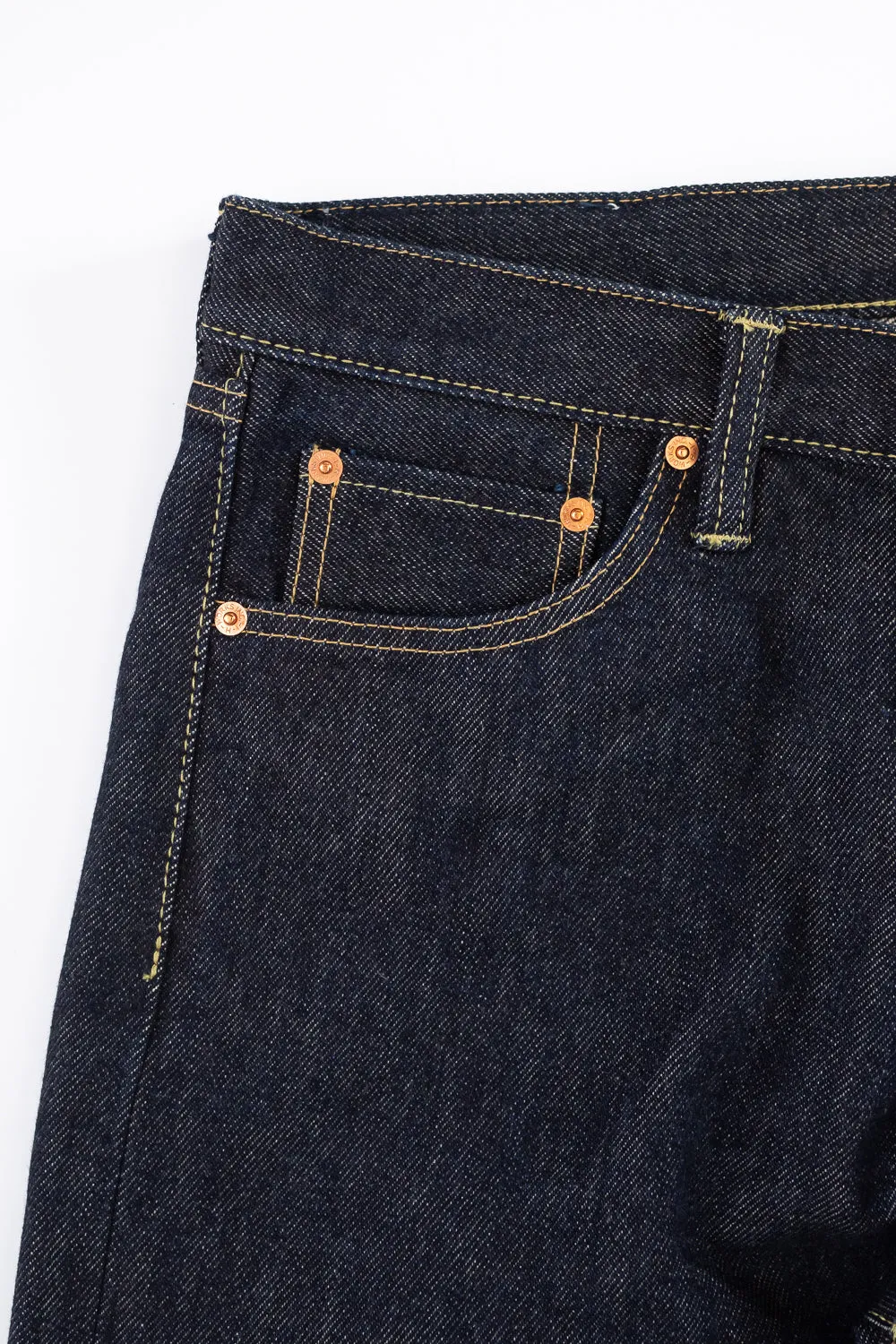 IH-634S-21 - 21oz Selvedge Denim Straight Cut Jeans - Indigo