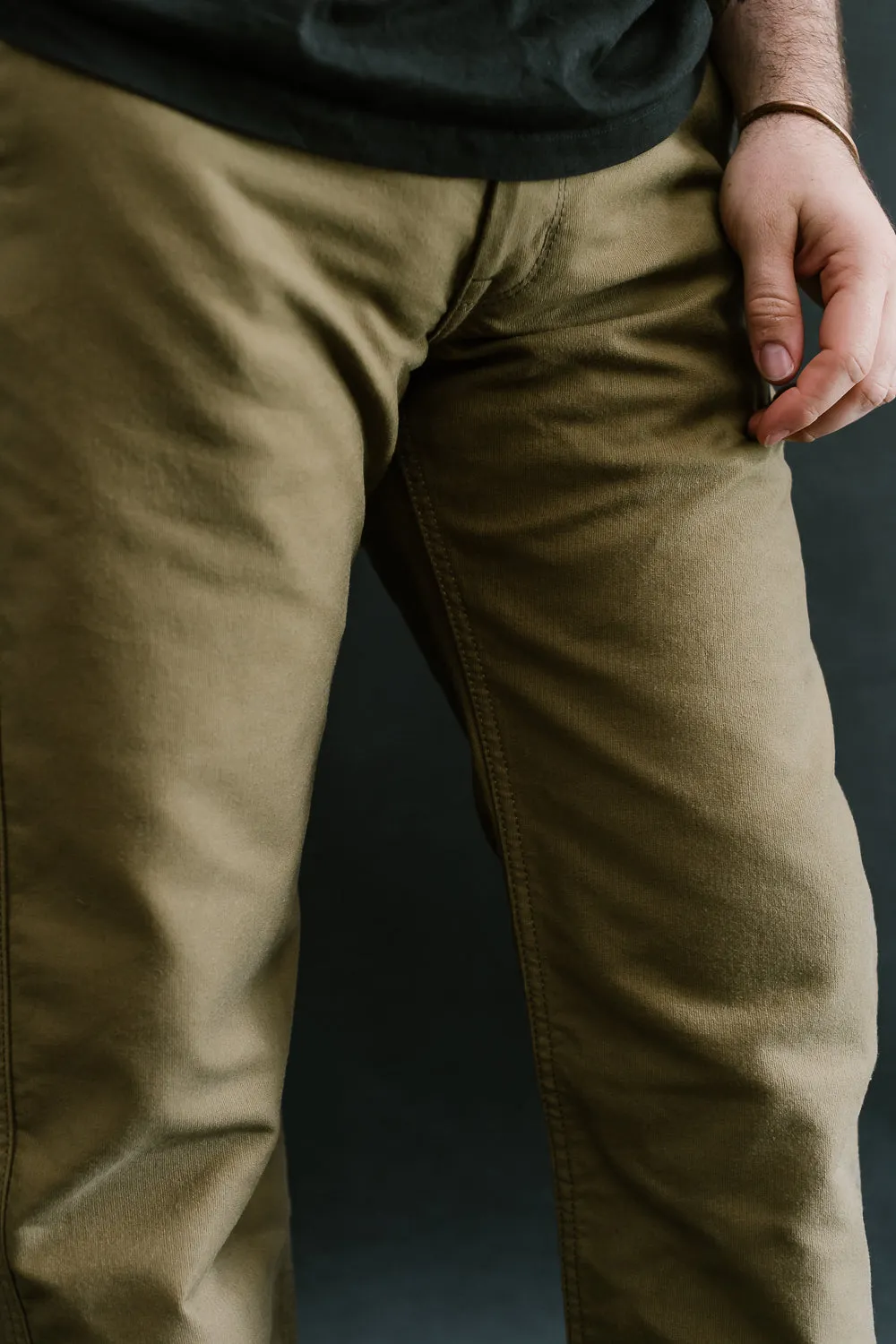 IH-720-KHA - 11oz Cotton Whipcord Work Pants - Khaki