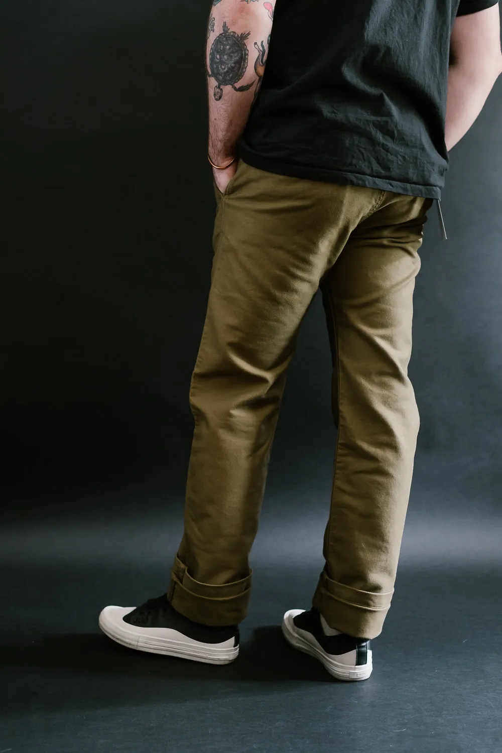 IH-720-KHA - 11oz Cotton Whipcord Work Pants - Khaki