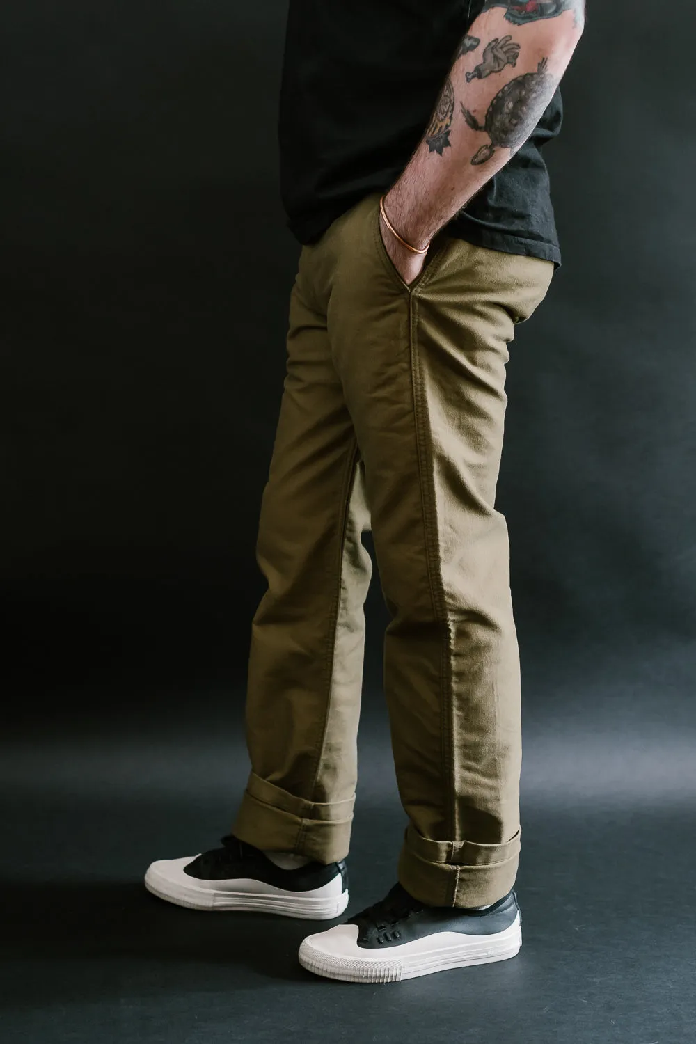 IH-720-KHA - 11oz Cotton Whipcord Work Pants - Khaki