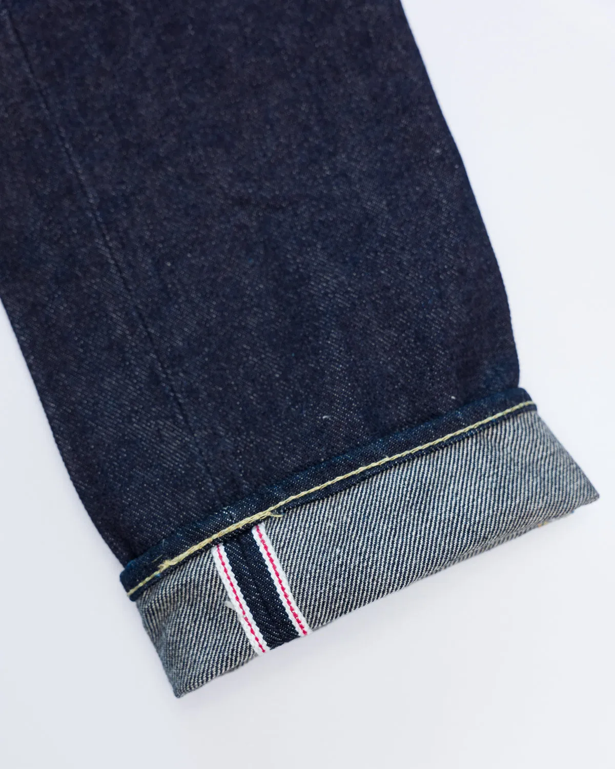 IH-777S-19L - 19oz Left Hand Twill Selvedge Denim Slim Tapered Cut Jeans - Indigo