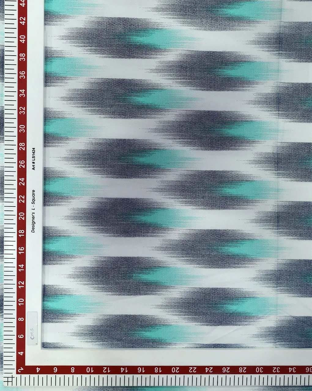 IKAT DESIGN PRINTED RAYON FABRIC