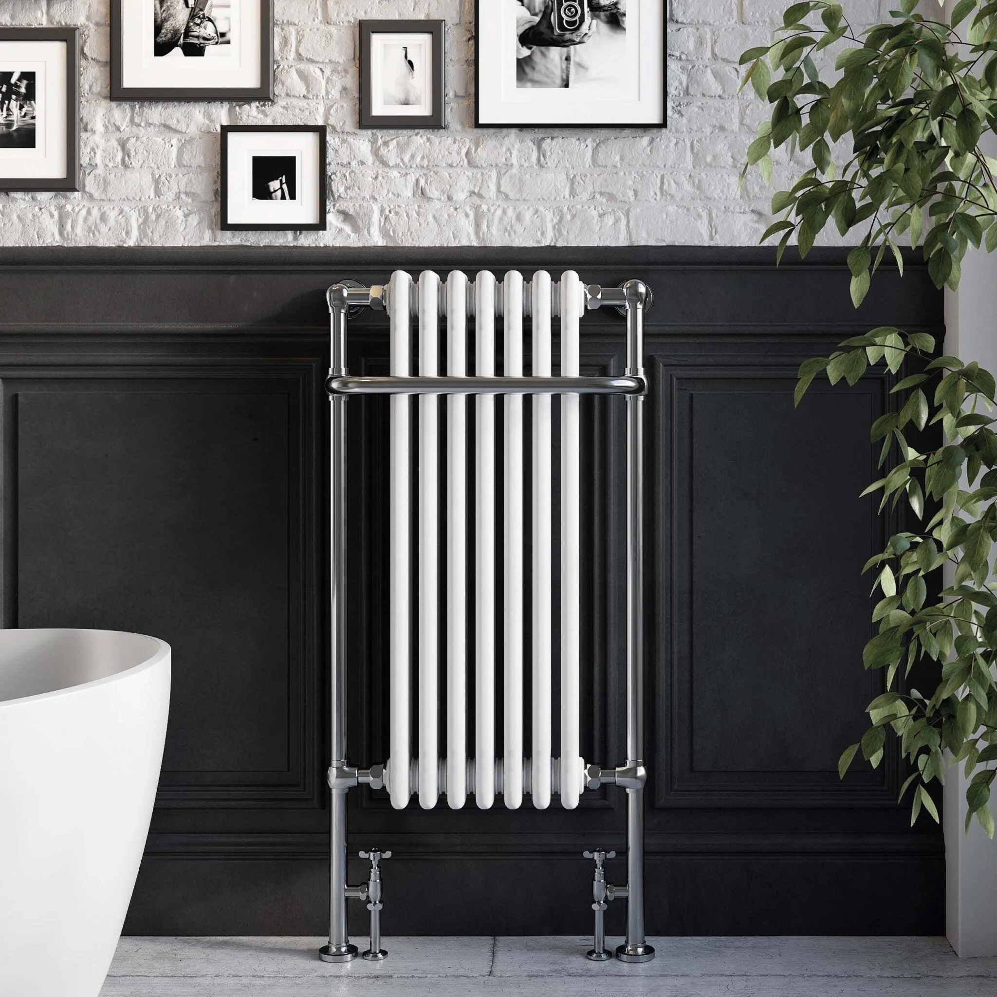 Ilkley 7 Column Traditional Towel Rail