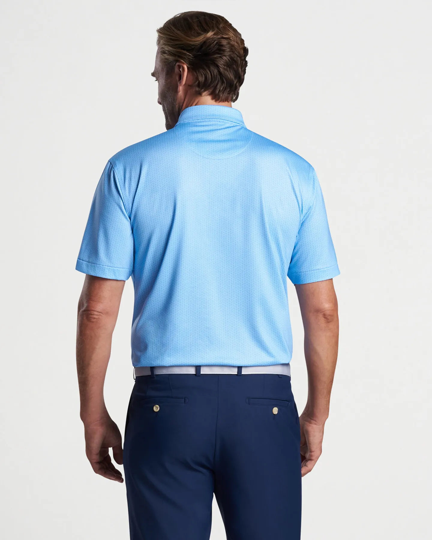 I'LL HAVE IT NEAT PERFORMANCE JERSEY POLO - COTTAGE BLUE