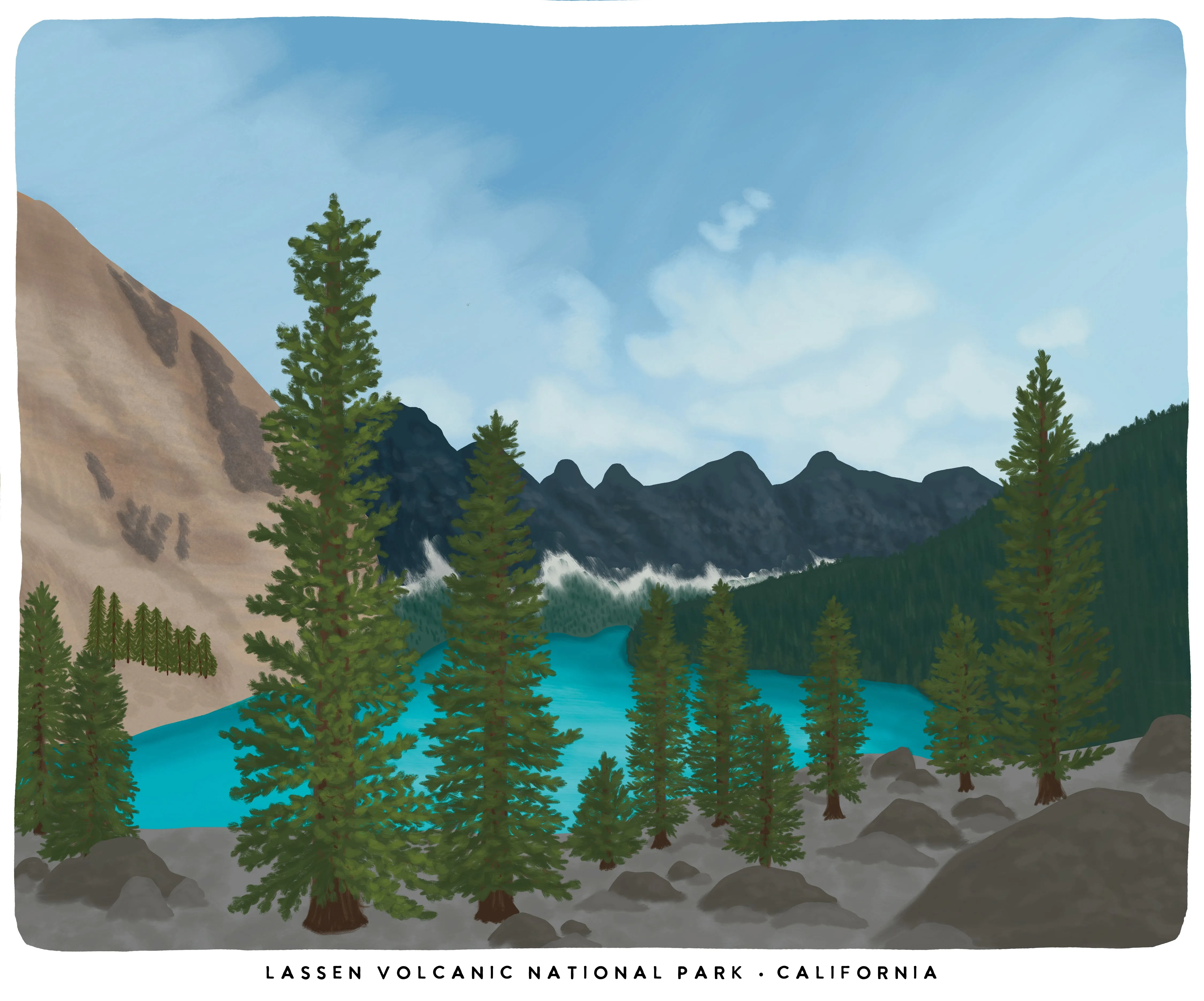 Illustrated National Park Prints