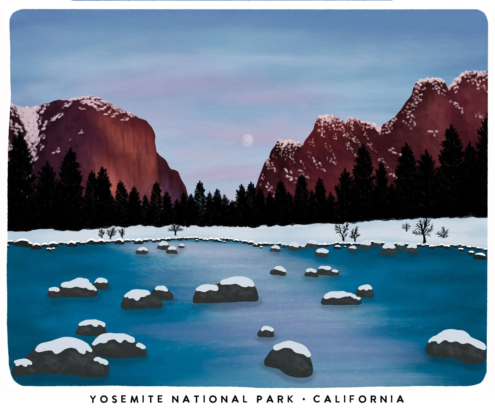 Illustrated National Park Prints