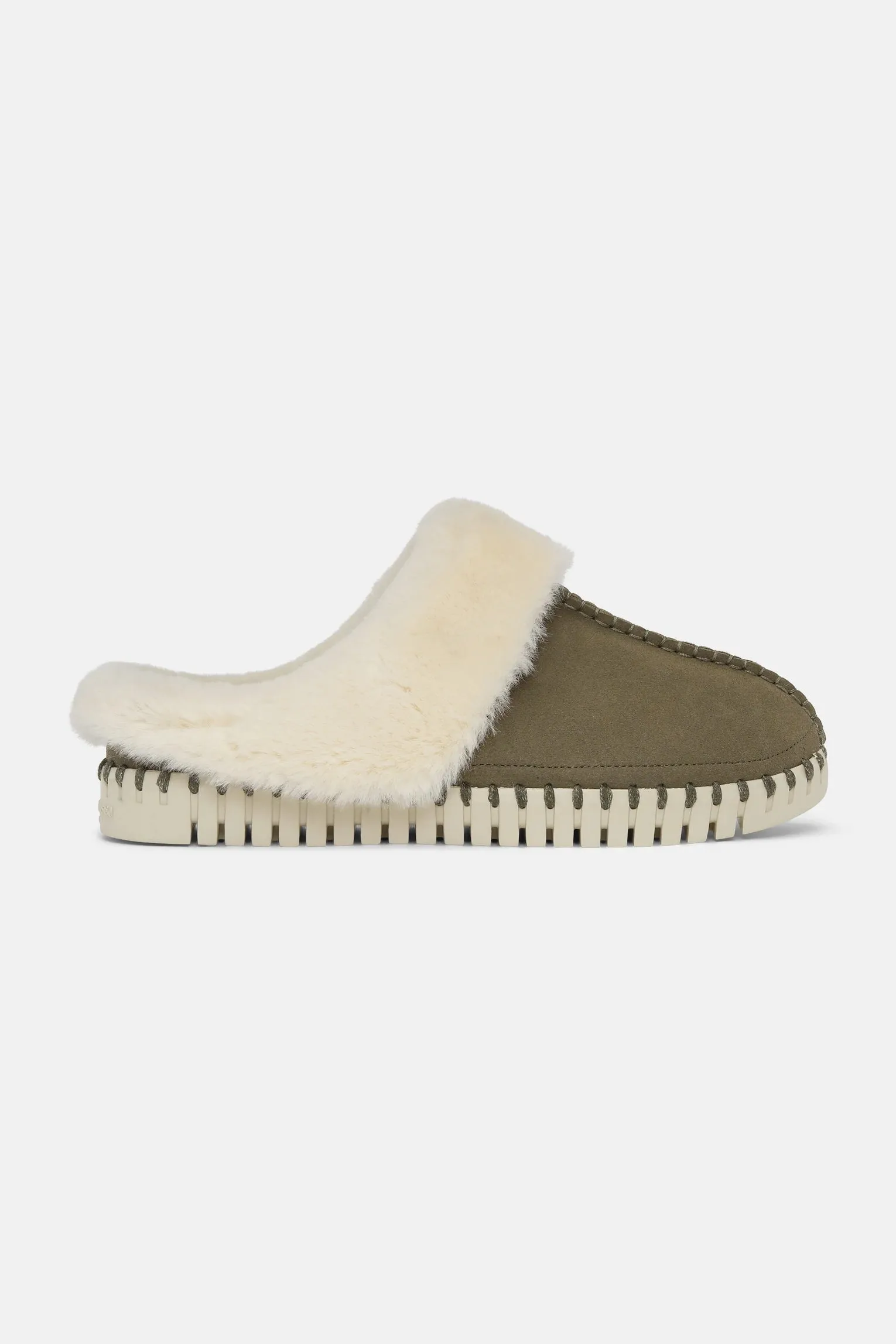 Ilse Jacobsen Tulip Slipper in Deep Olive