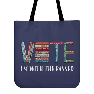 I'm With The Banned V Book Lovers Gift TBF552