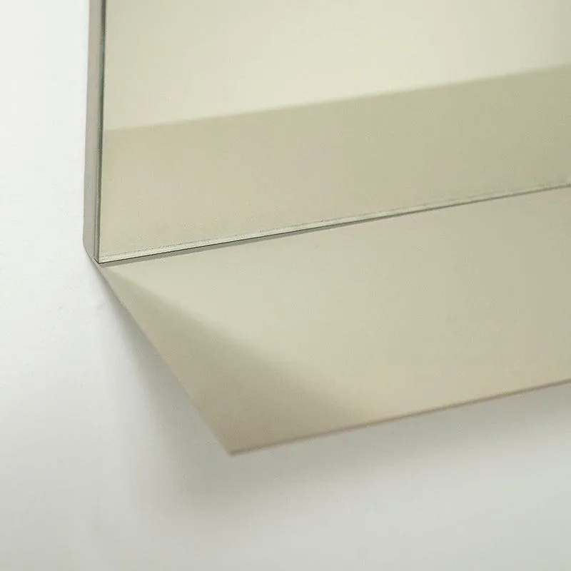 Image Square Mirror with Shelf