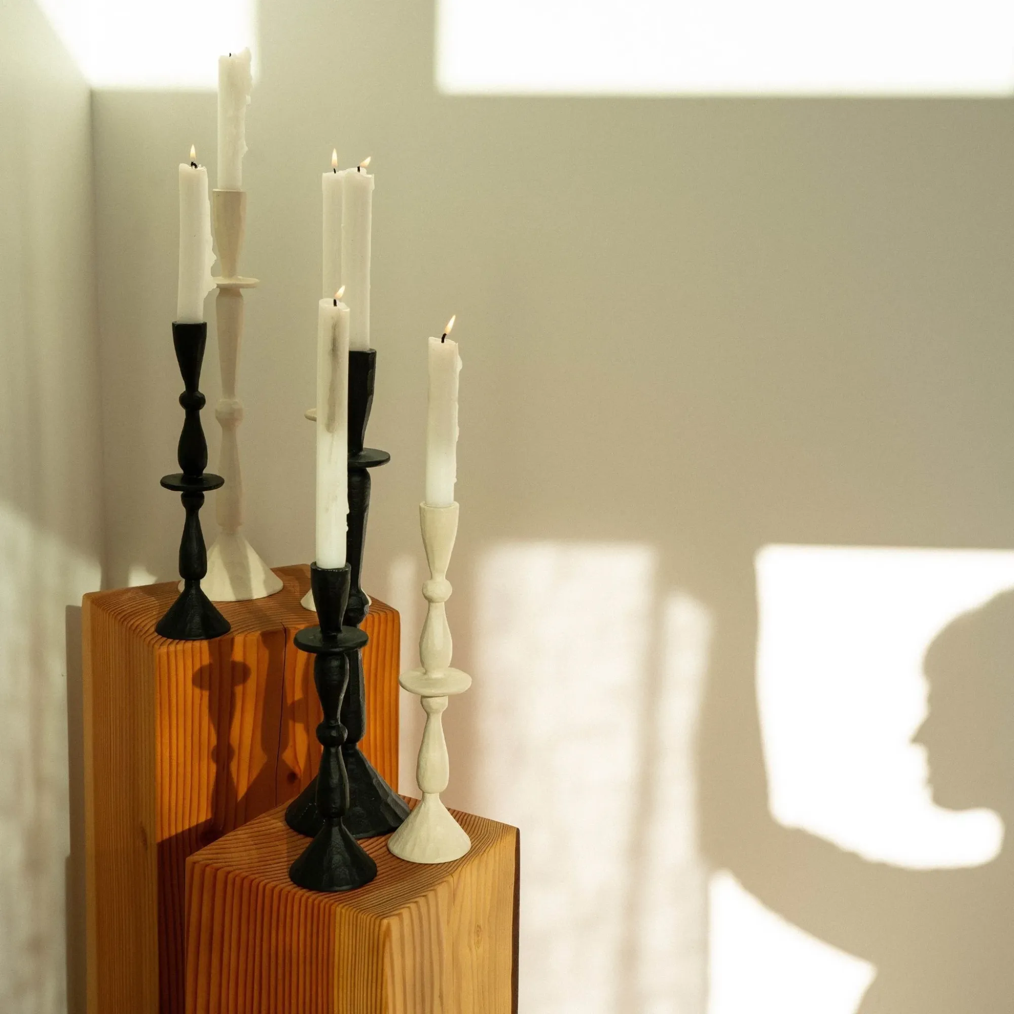 Imani Candlestick - Black