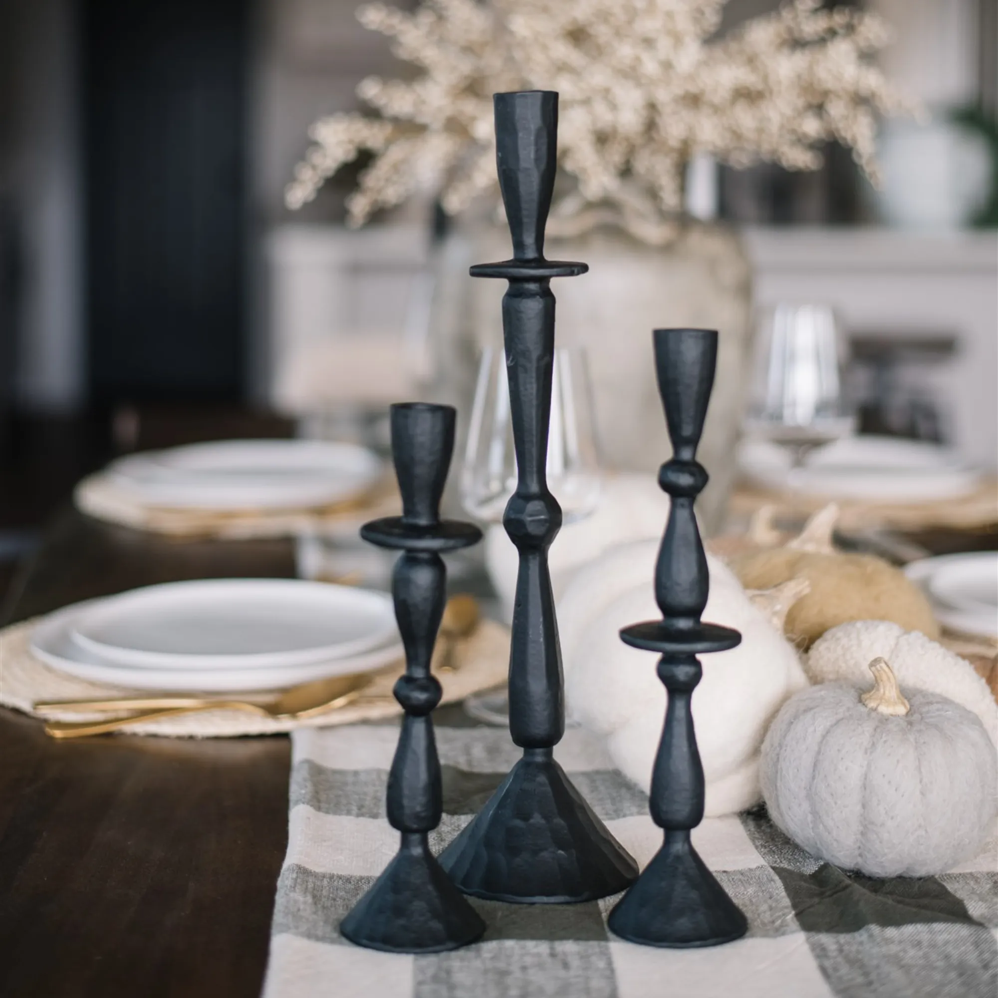 Imani Candlestick - Black