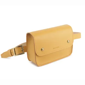 IMARS Stylish Fanny Pack Yellow For Women & Girls (Crossbody) Made With Faux Leather