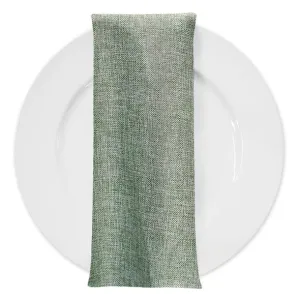 Imitation Burlap Table Napkin in Sage