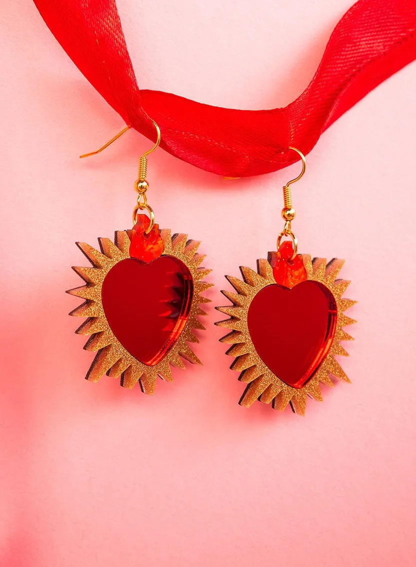 Immaculate Heart Earrings