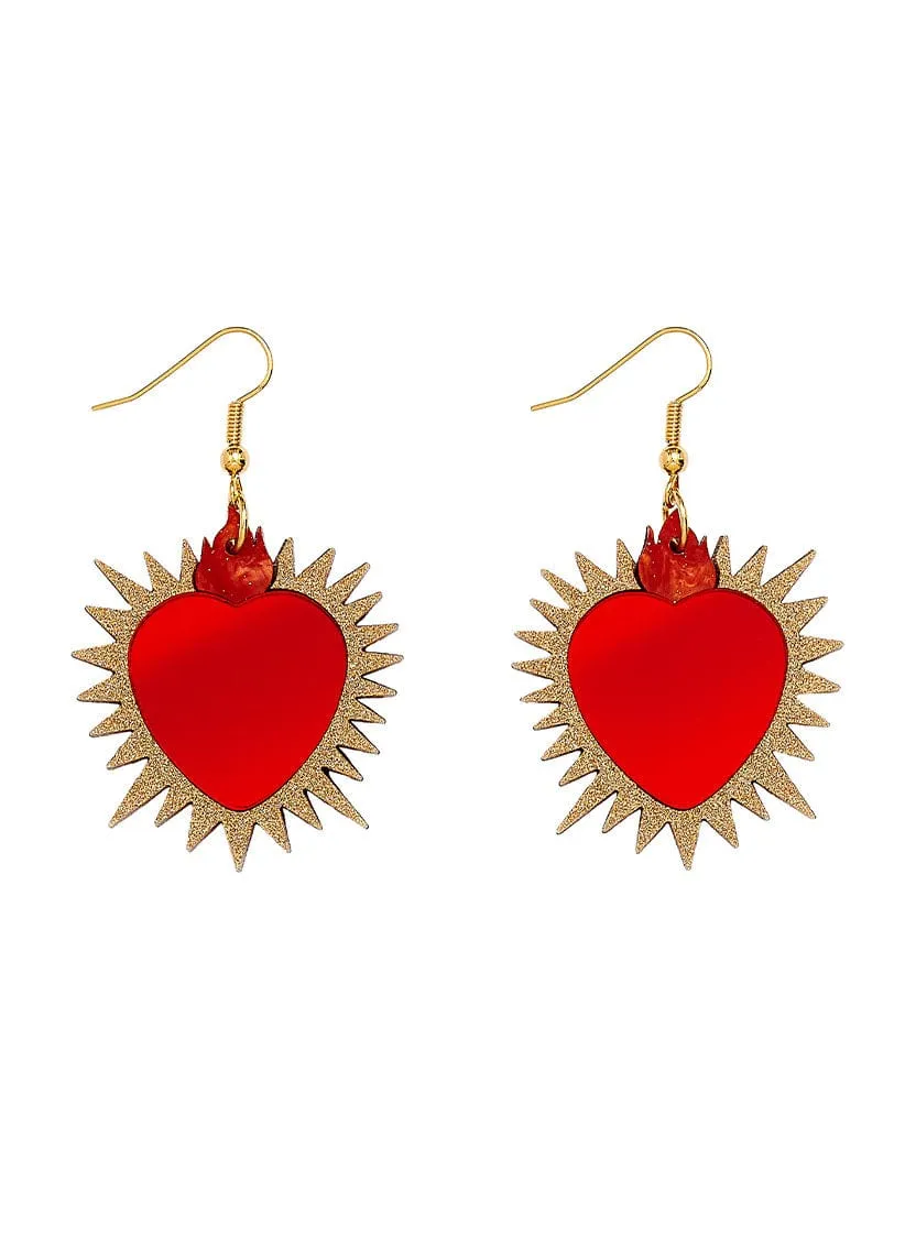 Immaculate Heart Earrings