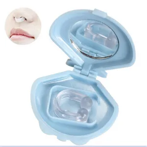 Importikaah Silicone Anti Snore Stopper Device Nose Clip Sleeping Aid with Case