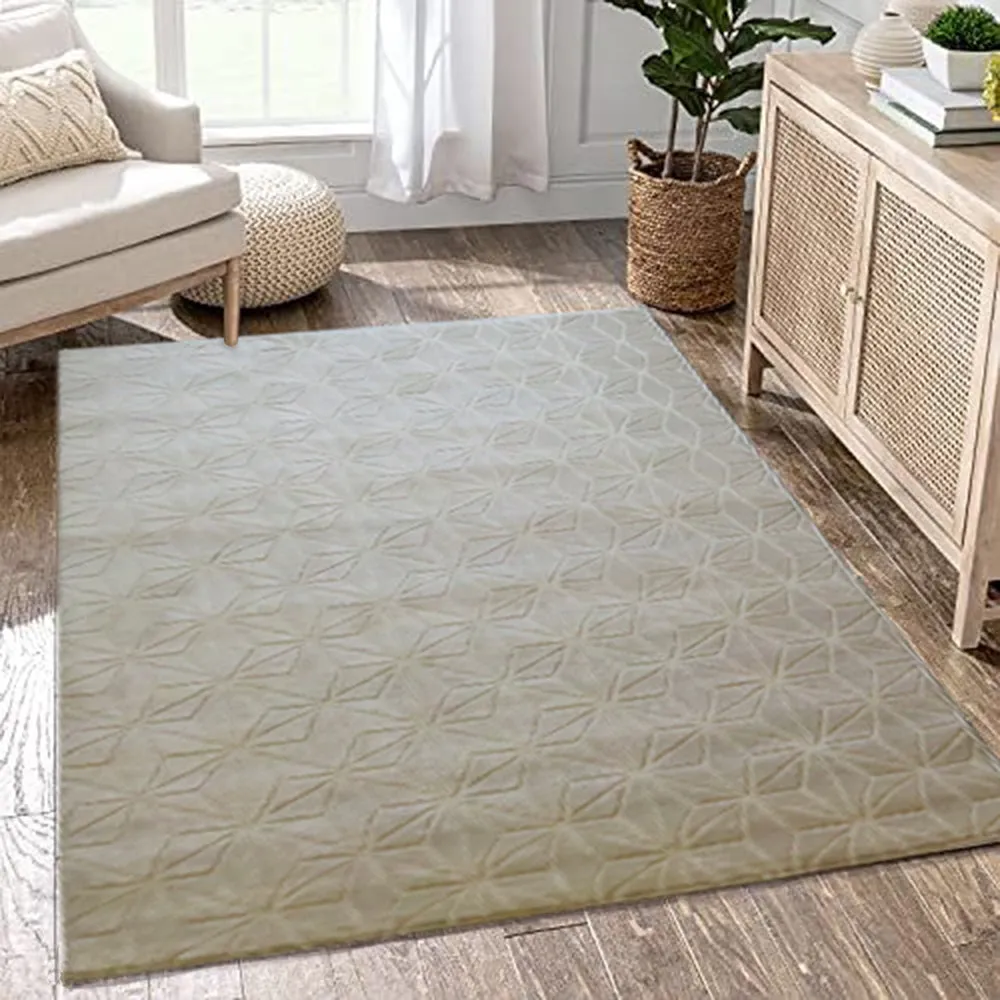 Impression Soft Touch Patterned Rug-Ivory 160x230cm