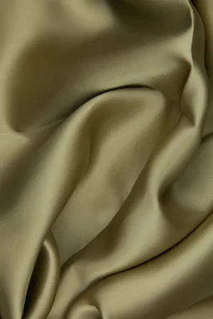 Incense Silk Satin Face Organza Fabric