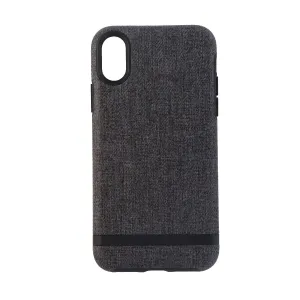 Incipio Esquire Series Hard Fabric Case for Apple iPhone X 10 - Dark Gray/Black