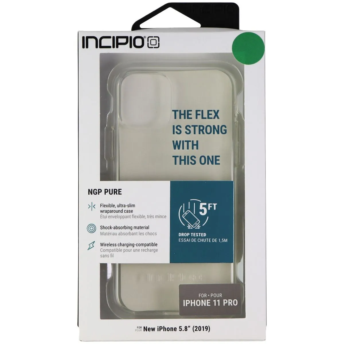 Incipio NGP Pure Series Flexible Gel Case for Apple iPhone 11 Pro - Clear