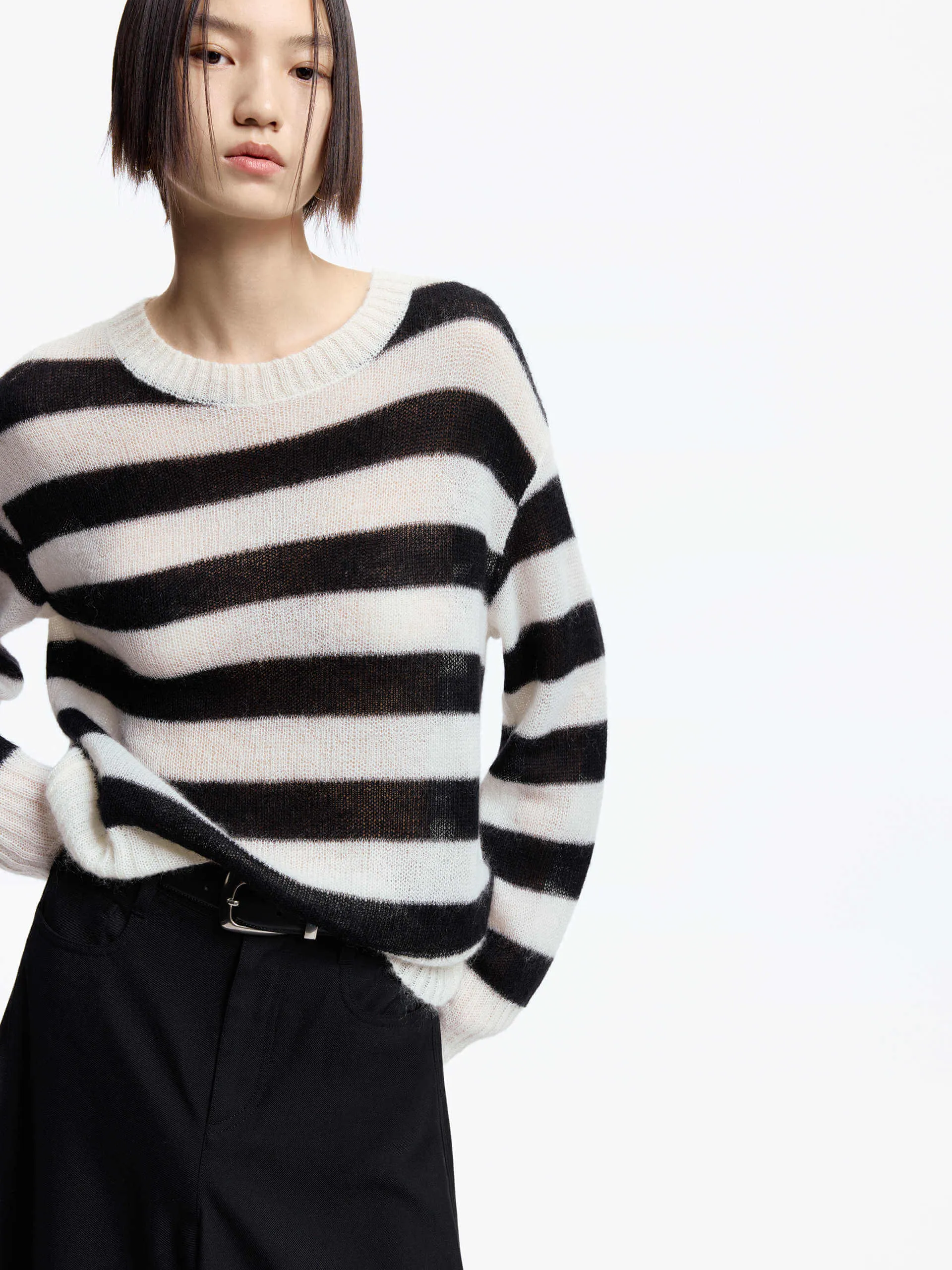 Include Mohair Striped Sweater