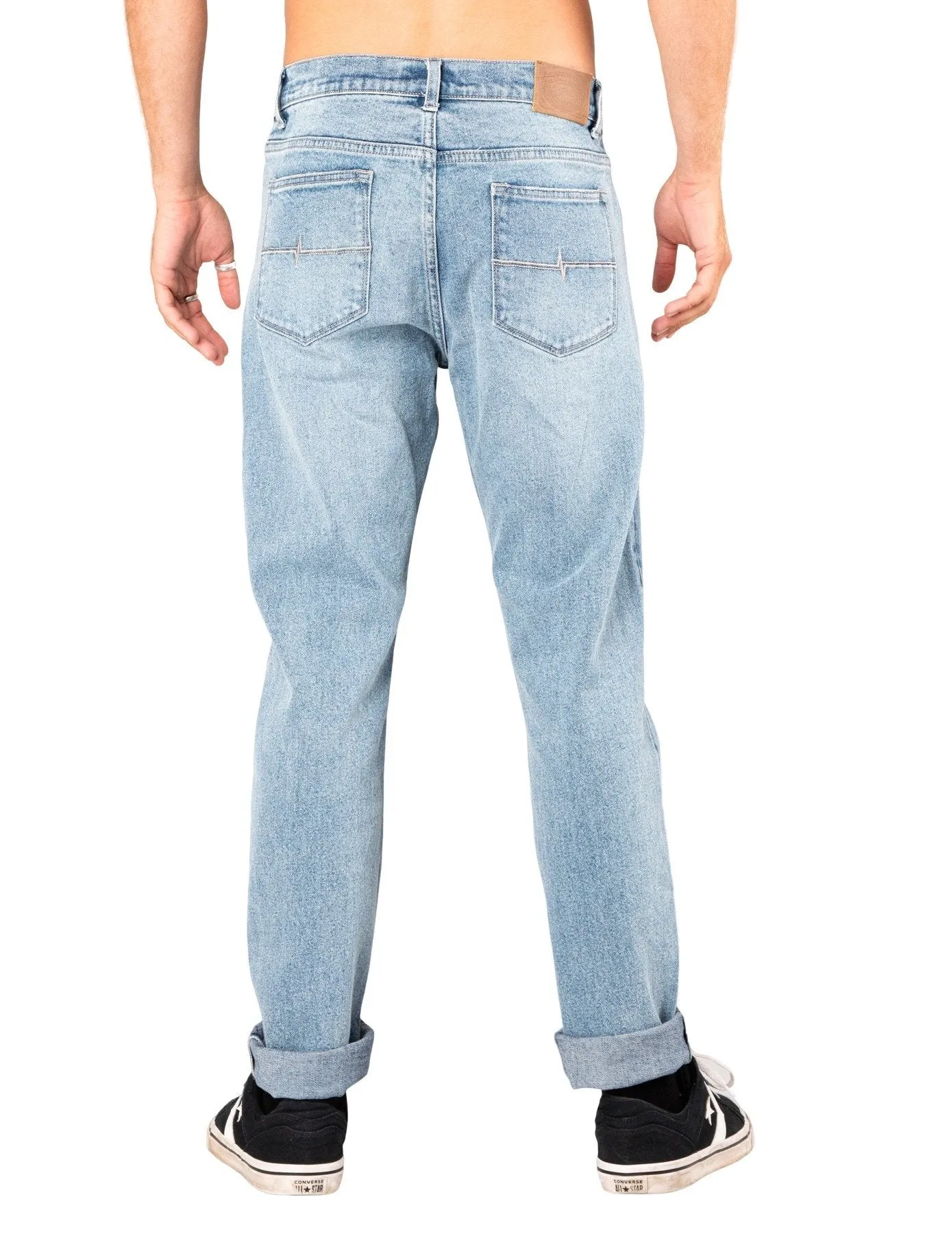 Indi Slim 5 Pocket Jean - Trig Blue