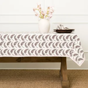 India Hicks Home Palm Fronds Chocolate Tablecloth