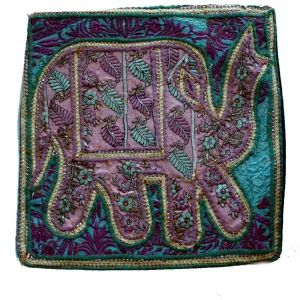 indian embroidered elephant cushion covers